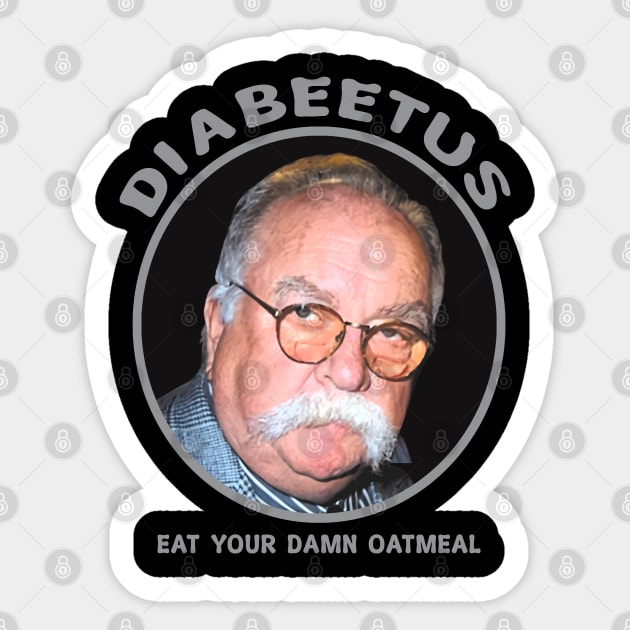 diabeetus / damn oatmeal Sticker by lady maker 794